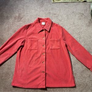 🪸Blair Coral Button-Down – Soft, Cozy & Cute!